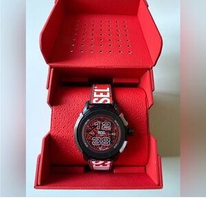 Diesel Bold Red and Black Timepiece
